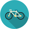 Icon showing a small bike